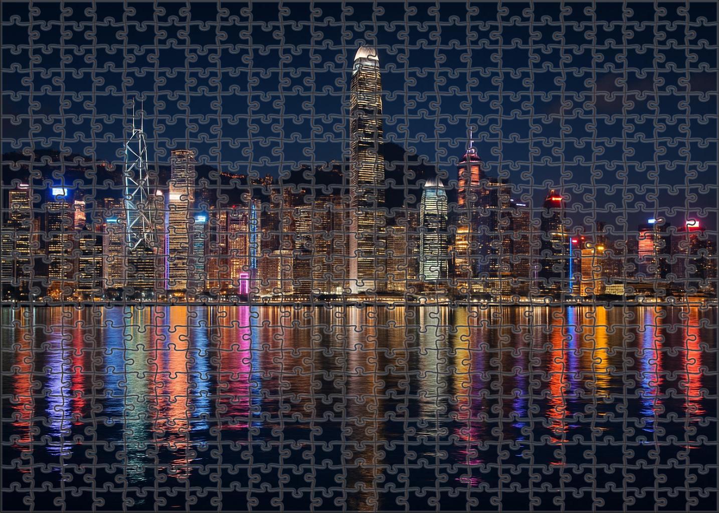 Hong Kong Victoria Harbour Skyline Consistently Ranked Among The Top 5 Most Iconic Skylines Worldwide Puzzle Challenge