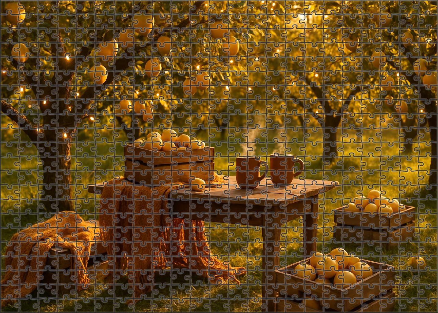 Golden Orchard Gathering Puzzle Collection