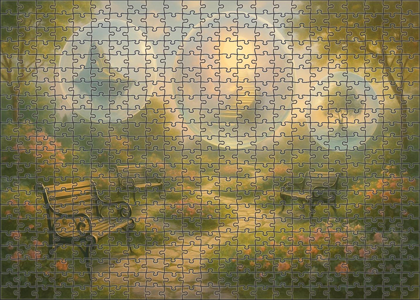 The Garden Of Floating Echoes Puzzle For Adults
