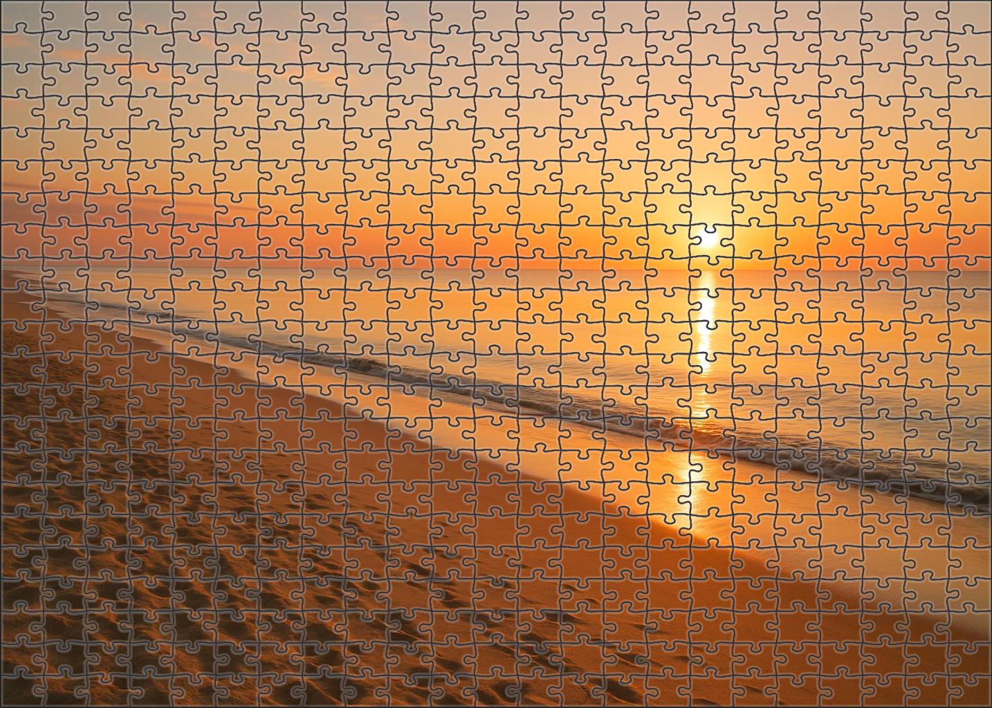 Sunrise Horizon Beach 20 Piece Puzzle