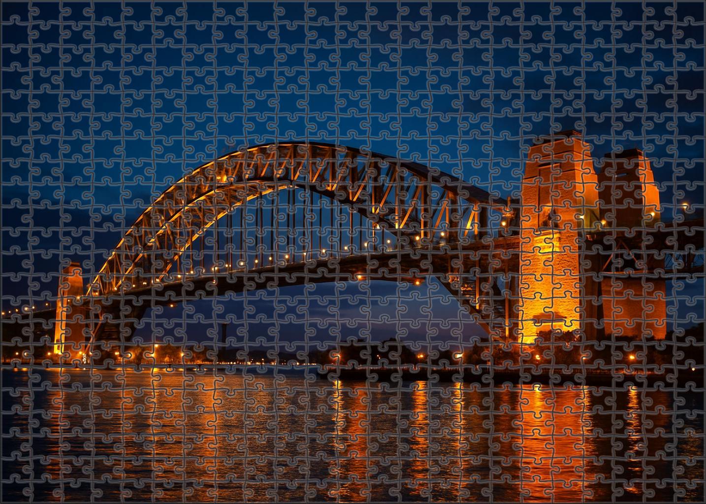Sydney Harbour Bridge Spanning Sydney Australia Recognized By 6744 Worldwide As An Engineering And Urban Icon Easy Puzzles