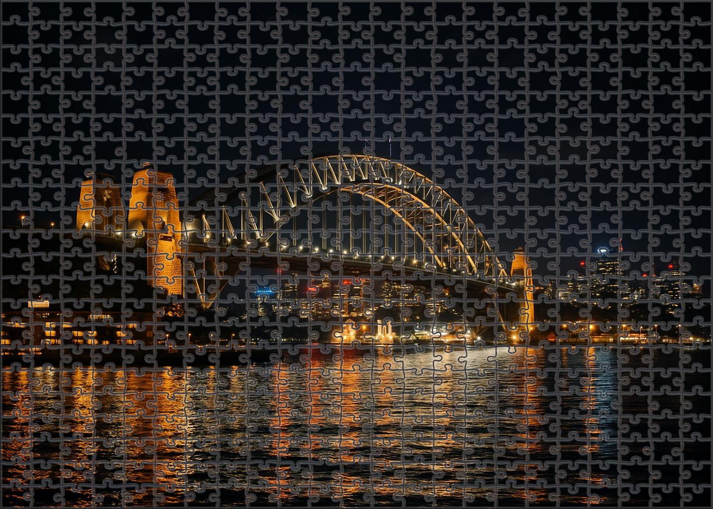 Sydney Harbour Bridge Located In Sydney Australia Recognized By 7260 Globally As A Feat Of Engineering 1000 Piece Puzzle