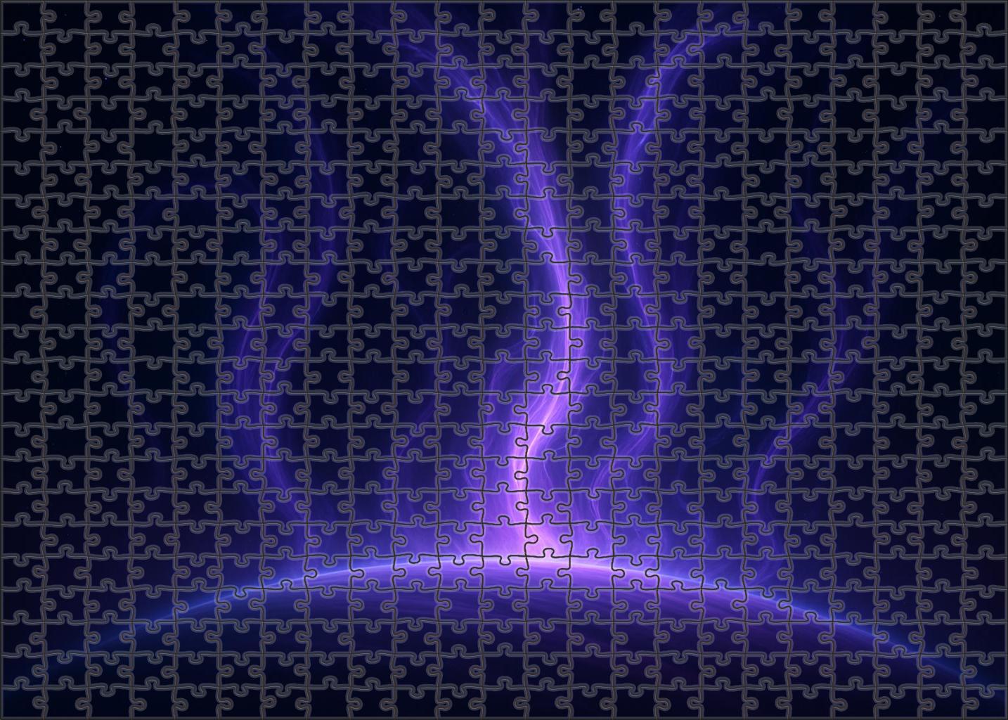 Violet Plasma Arches Easy Puzzles