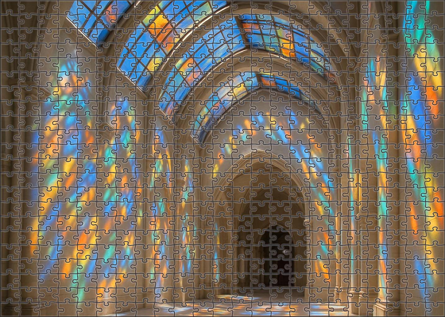 Braslia Cathedral Located In Braslia Brazil Admired By 6410 For Its Futuristic Hyperboloid Design 20 Piece Puzzle