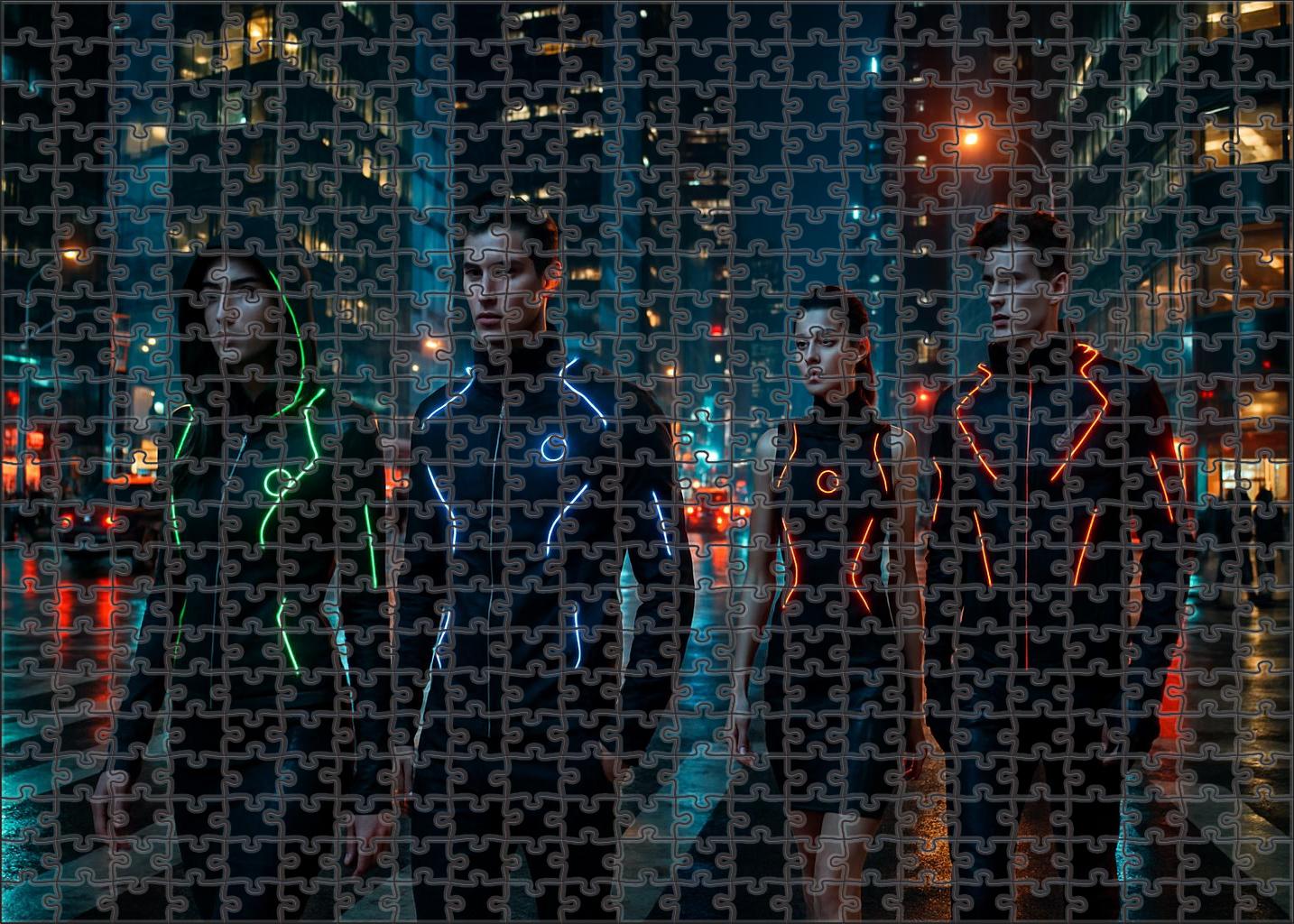 Streetwear Futurism Bold Urban Fashion With Tech-infused Details Puzzle Challenge