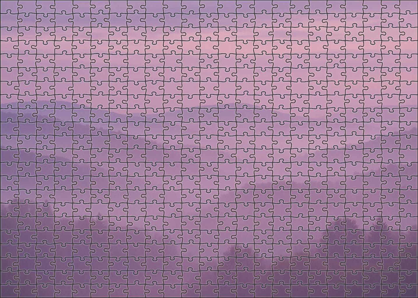 Lavender Mist Valley 200 Piece Puzzle