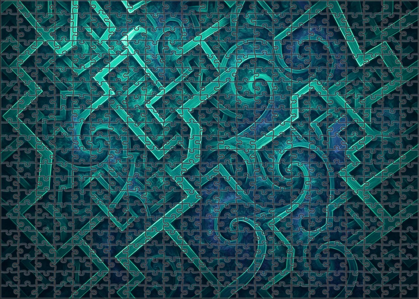 Fractal Labyrinth Of Thought 500 Piece Puzzle