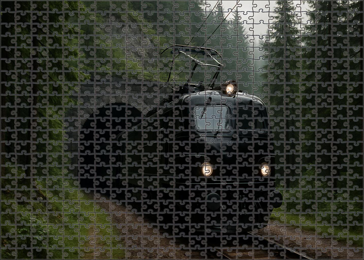 Onyx Tunnel Electric Racer 20 Piece Puzzle