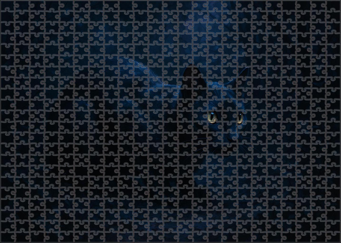 Glimmershade Prowler Stealthy Twilight Hunter With Chameleon Fur Large Format Puzzle