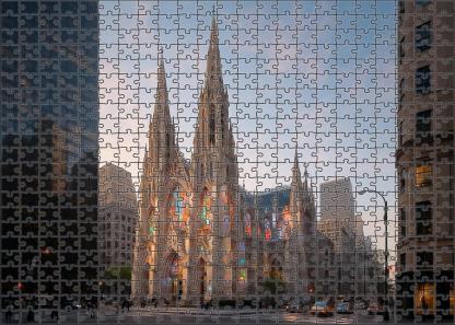 Sagrada Familia Barcelona Spain - Globally Recognized By 6877 For Its Unique Modernist Design Easy Puzzles