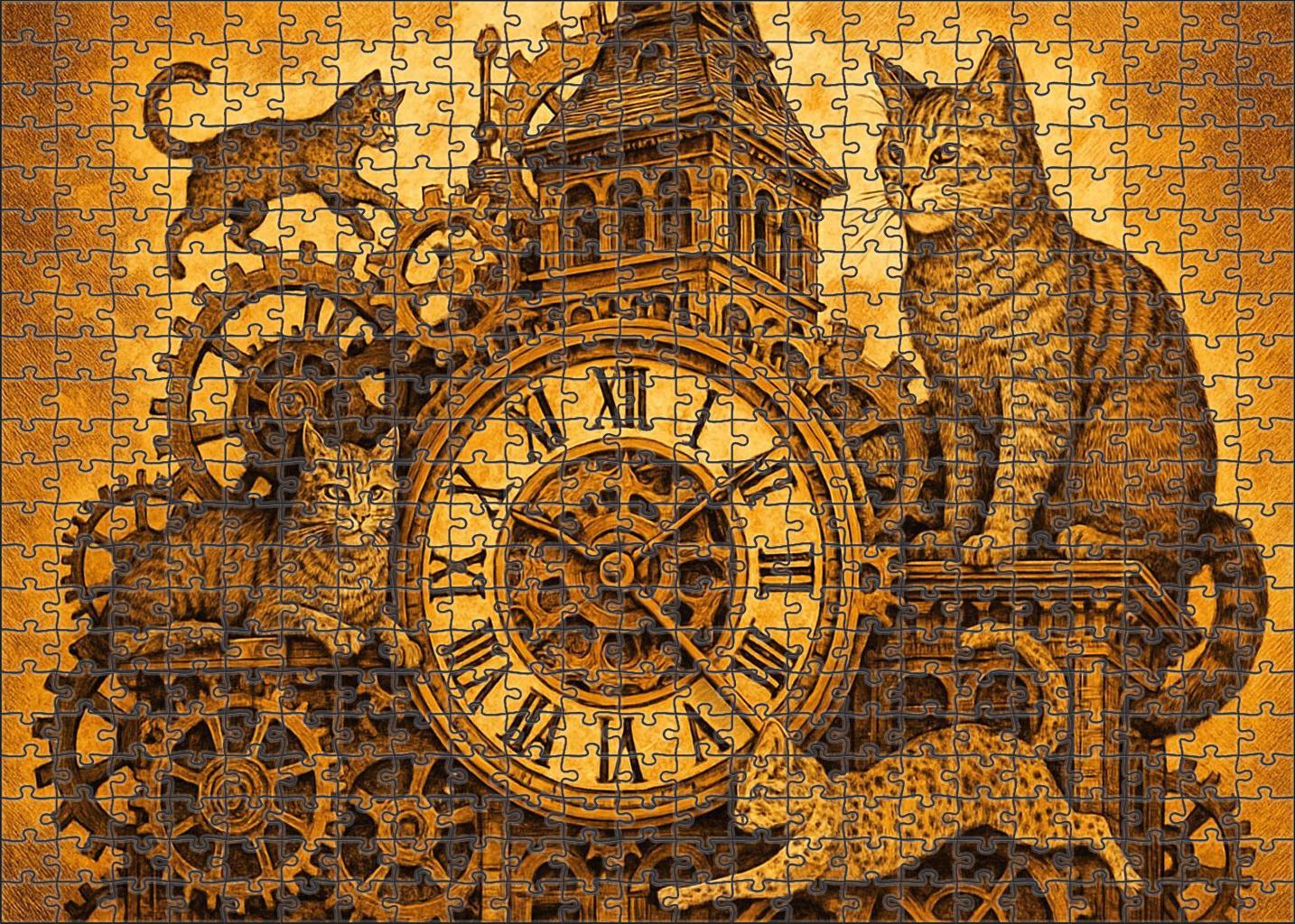 Clocktower Cat Kingdom Puzzle Challenge