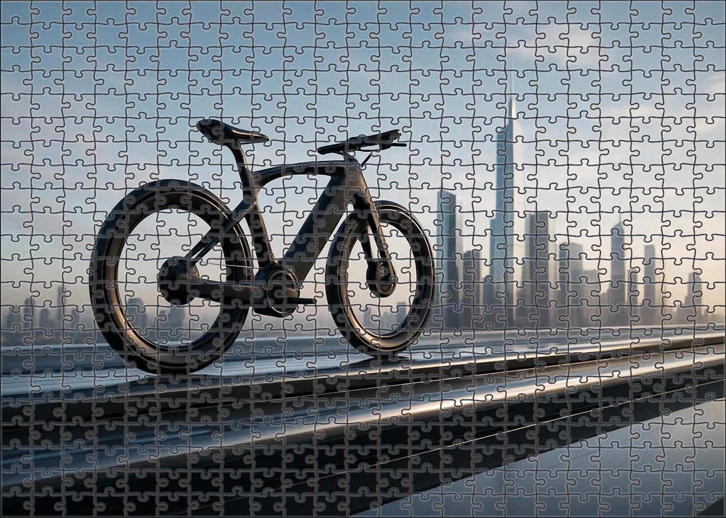 Ultra-high-speed Magnetic Levitation Bike 500 Piece Puzzle