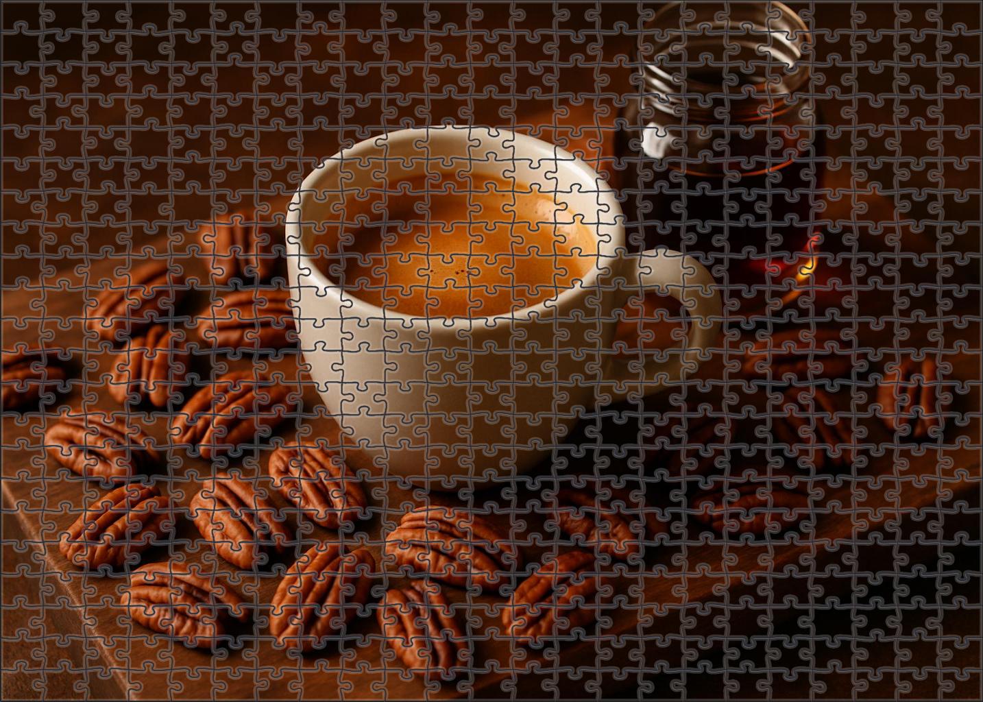 Maple Hearth Creamy Espresso Blend With Roasted Pecan And Maple Syrup Sweetness 50 Piece Puzzle
