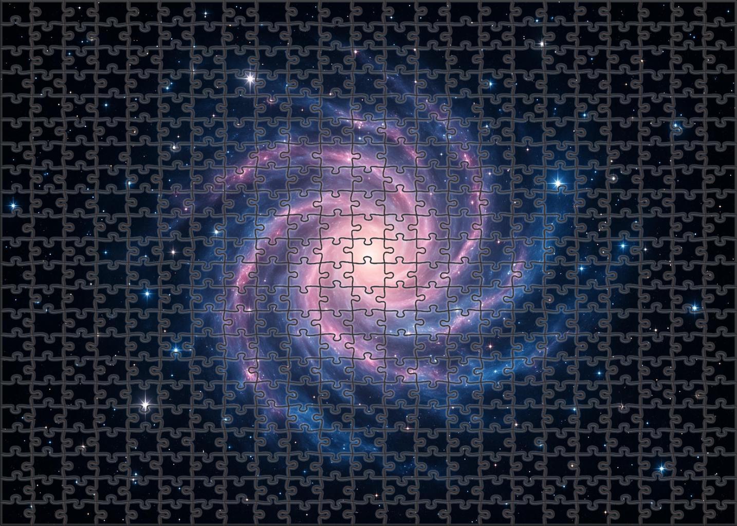Luminous Spiral Nebula Puzzle Collection
