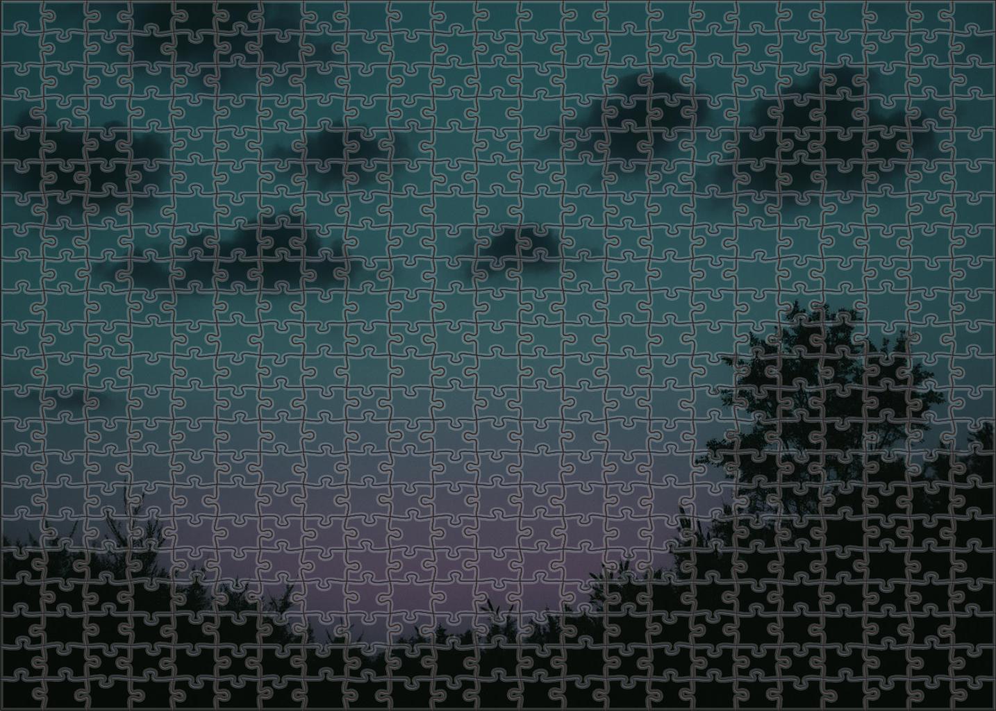 Dusky Teal Embrace 1000 Piece Puzzle