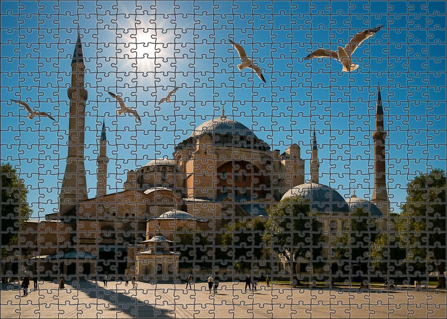 Hagia Sophia Located In Istanbul Turkey Recognized By 7492 Worldwide As A Historic Byzantine Masterpiece And Religious Symbol Easy Puzzles
