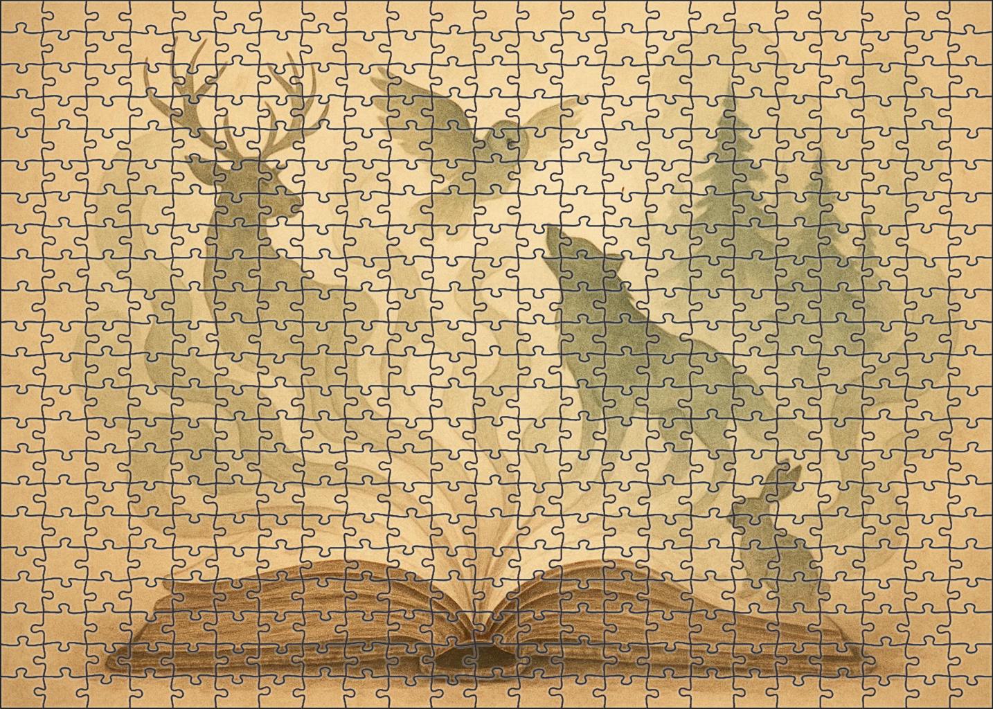 The Library Of Whispering Pages 50 Piece Puzzle