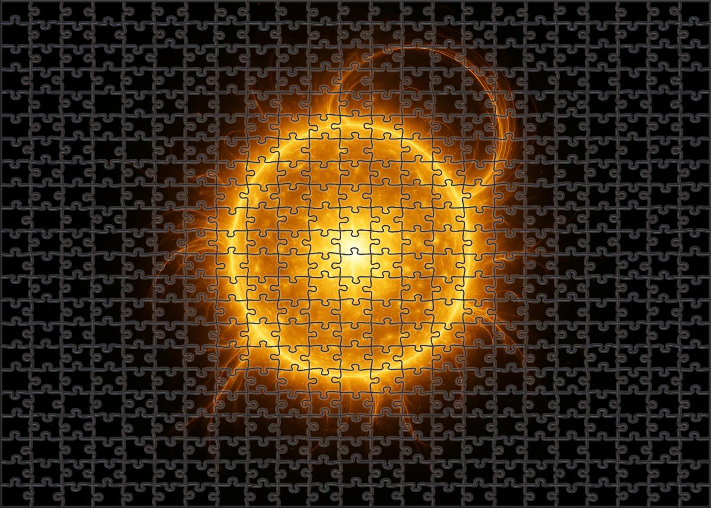 Golden Corona Halo Puzzle Collection