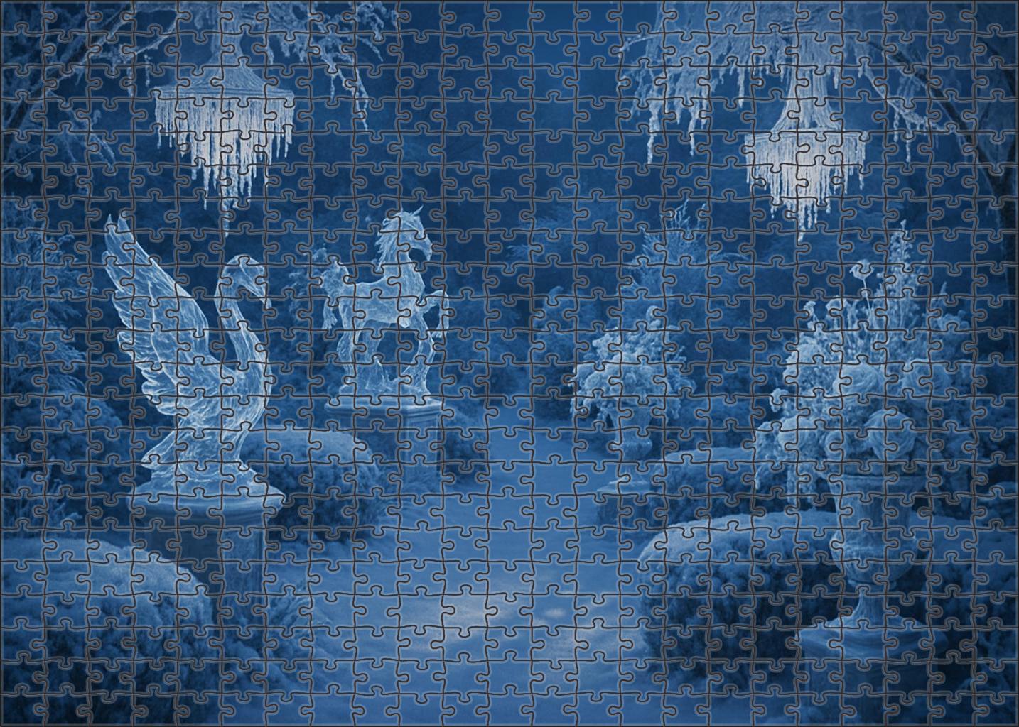 Crystal Frost Garden Puzzle Collection