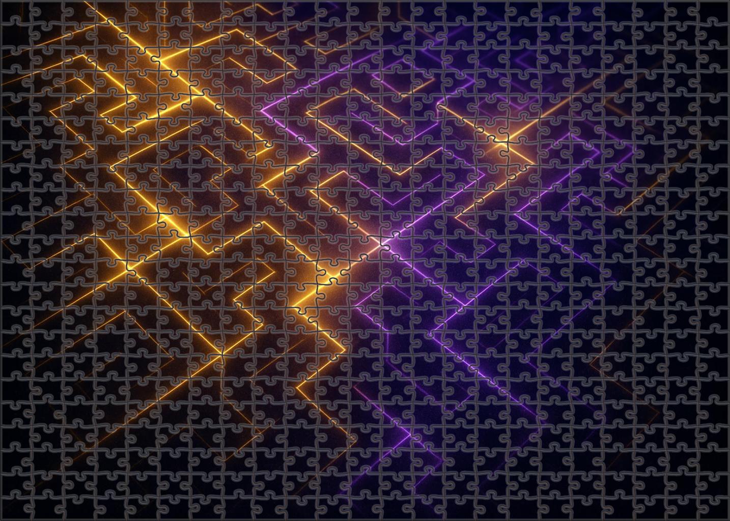 Labyrinth Of Luminous Paradoxes 1000 Piece Puzzle