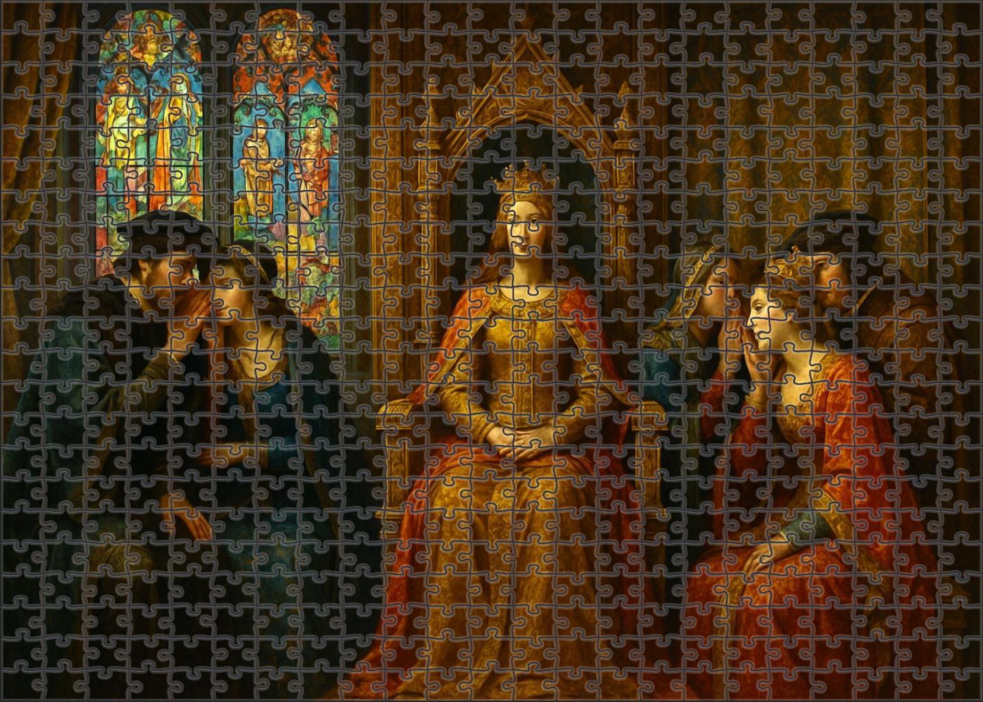 Epic Fantasy Royal Court Drama Unique Puzzle Design