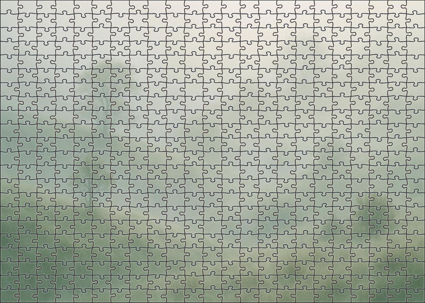 Serene Foggy Ridge Puzzle Fun