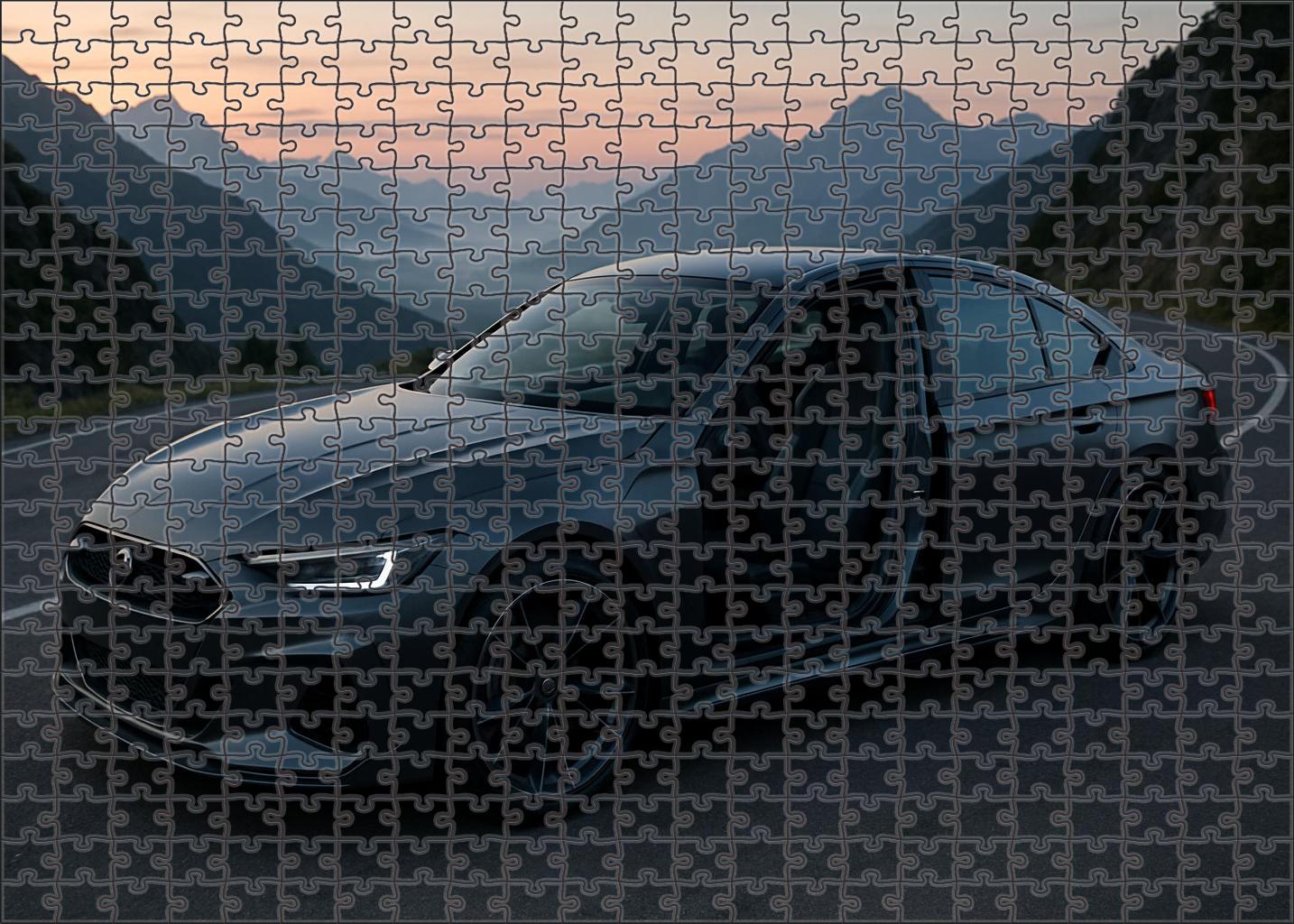 Strato Comet Lx Ultra-lightweight Carbon-fiber Sport Sedan 300 Piece Puzzle