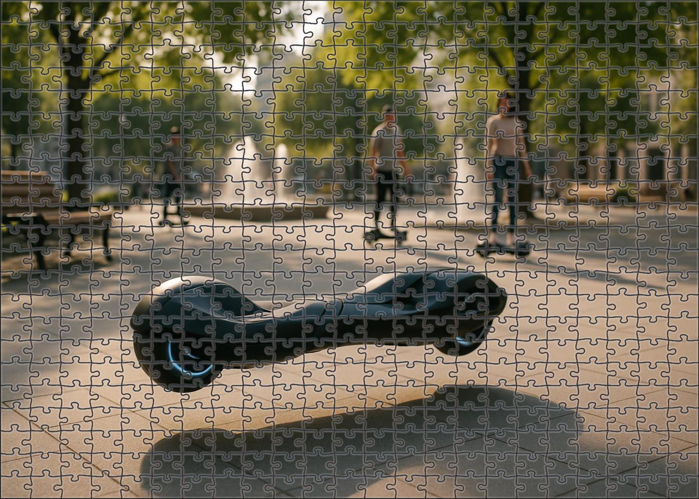 Hydrogen-fueled Hoverboard Cruiser 20 Piece Puzzle