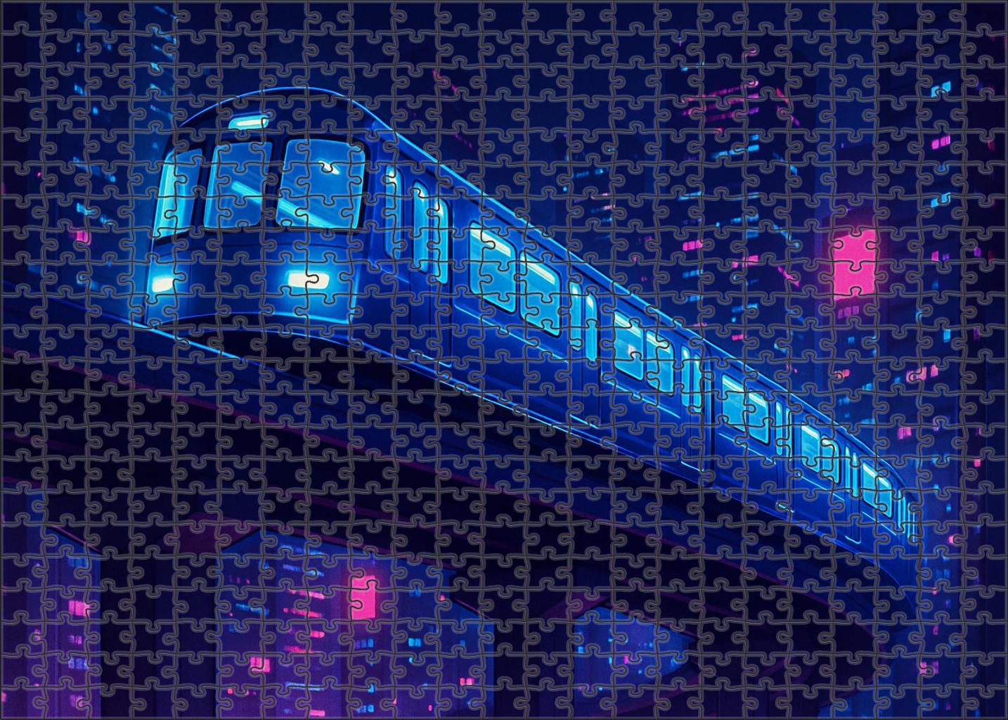 Sapphire Zephyr Maglev Large Format Puzzle