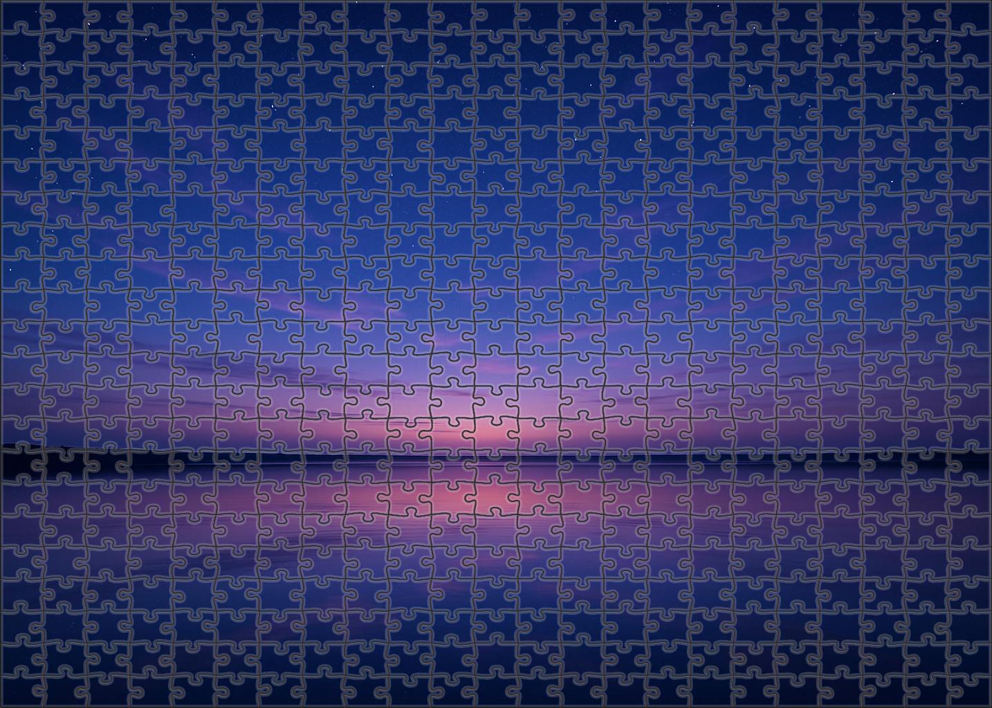 Sapphire Dusk Horizon 50 Piece Puzzle