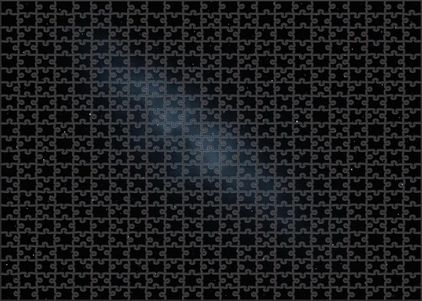 Silent Blue Dust Veil Puzzle For Adults