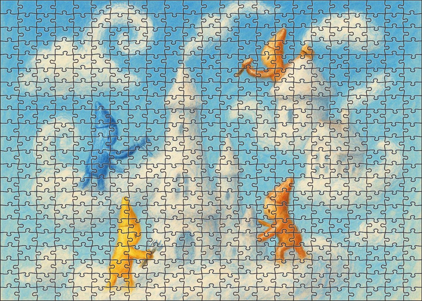 Crayon Cloud Architects Large Format Puzzle