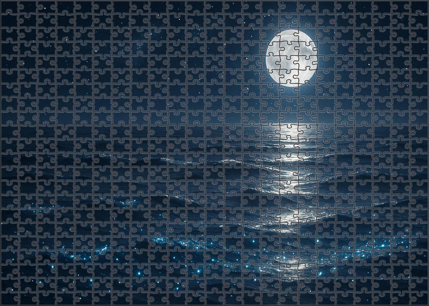 Silver Moonlight Swell 300 Piece Puzzle