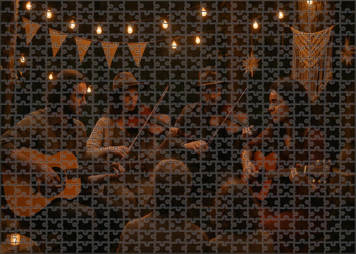 Indie Folk Revival Earthy Soundscapes And Handcrafted Aesthetics Premium Puzzle Pieces