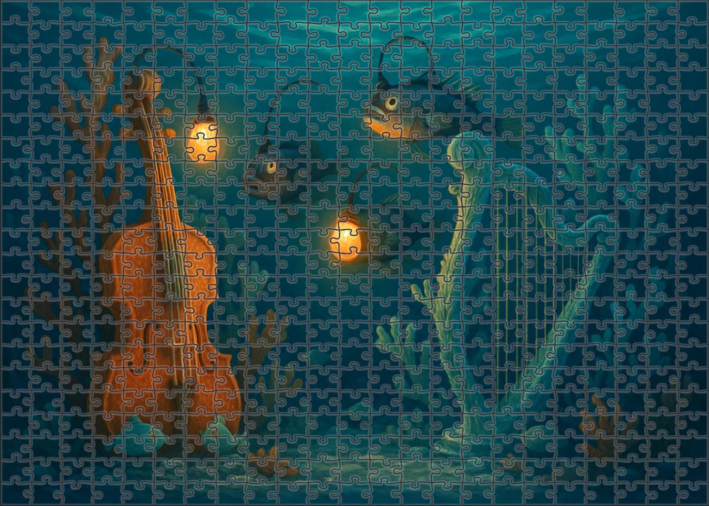 Lanternfish Lullaby Large Format Puzzle