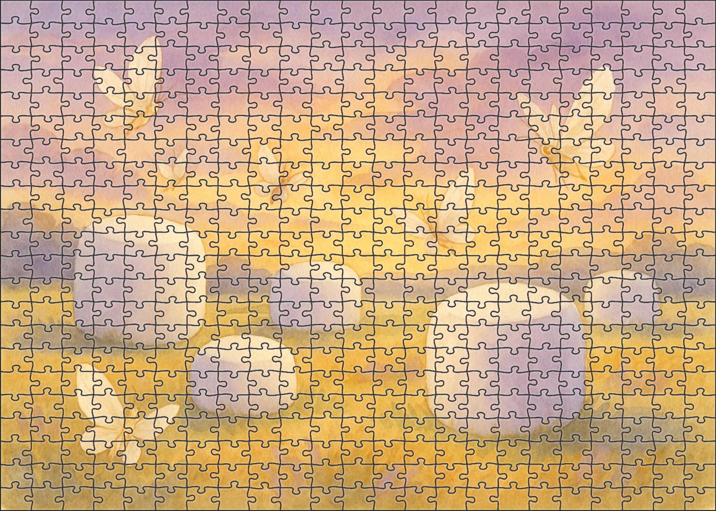 The Marshmallow Meadow Festival Custom Jigsaw Puzzle