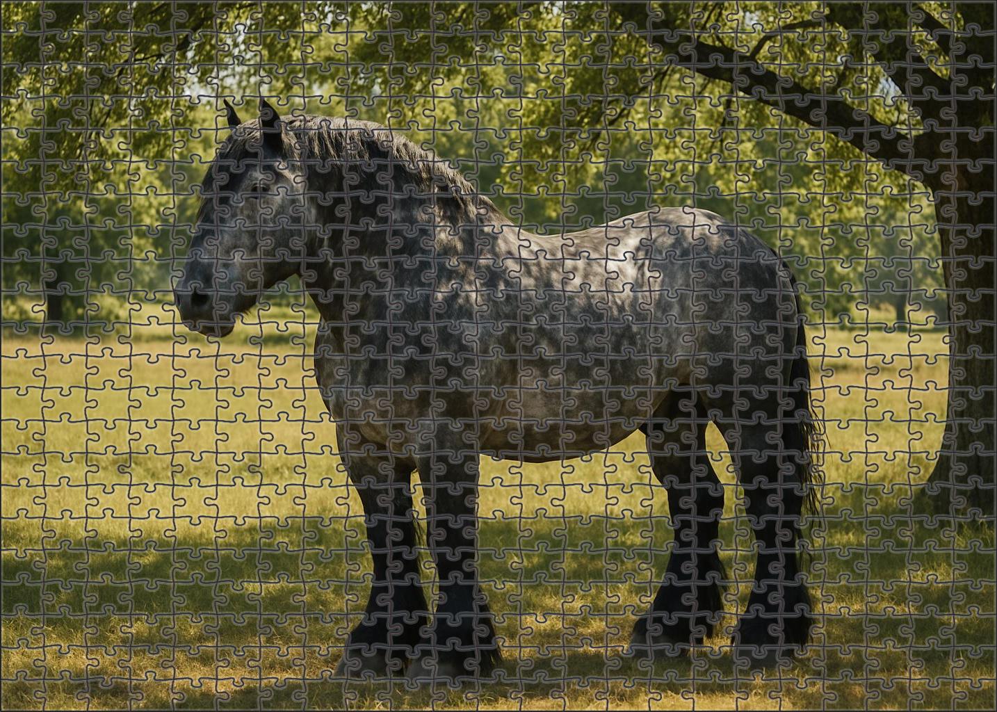 Stormy Granite Draft Large Format Puzzle