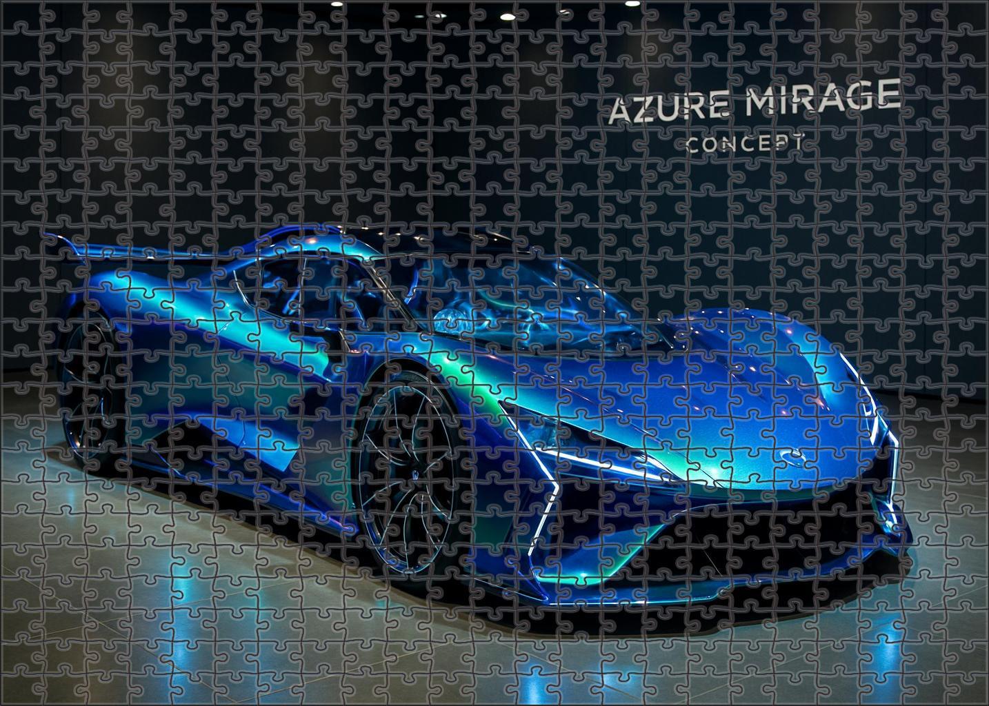 Azure Mirage Concept Next-gen Hydrogen Hypercar Puzzle For Kids
