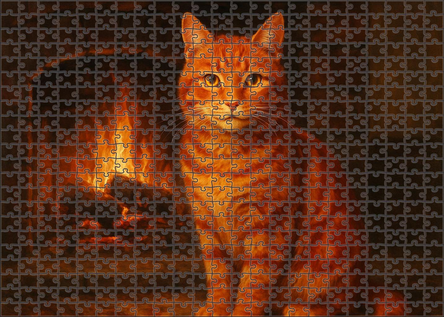 Copper Maple Rustic Red Tabby With Warm Personality Unique Puzzle Design