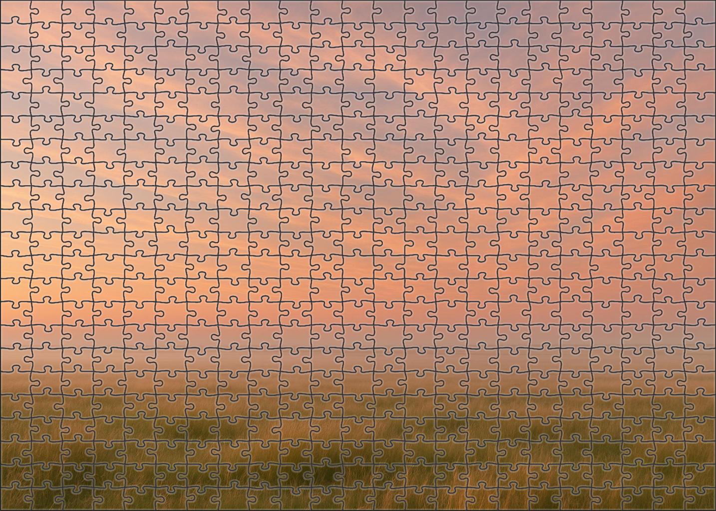 Peach Mist Panorama Challenging Puzzles