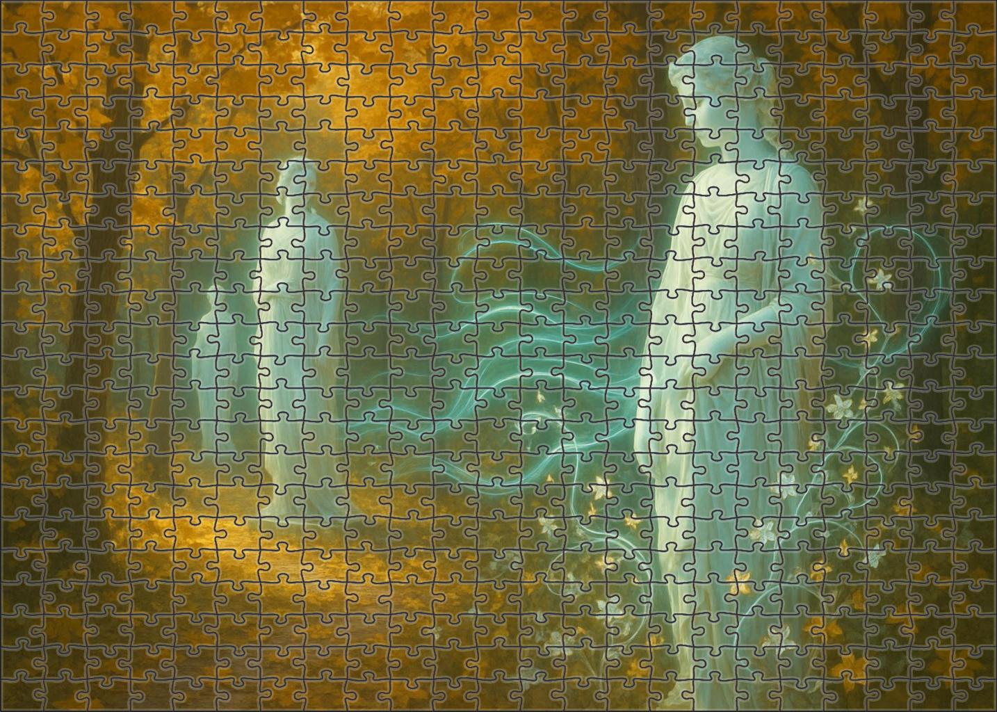 Whispering Marble Grove 500 Piece Puzzle
