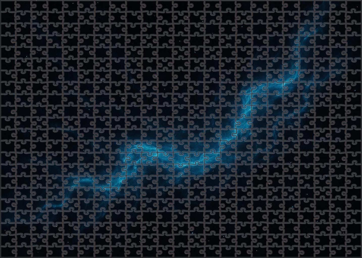 Azure Nebular Cascade Puzzle Collection