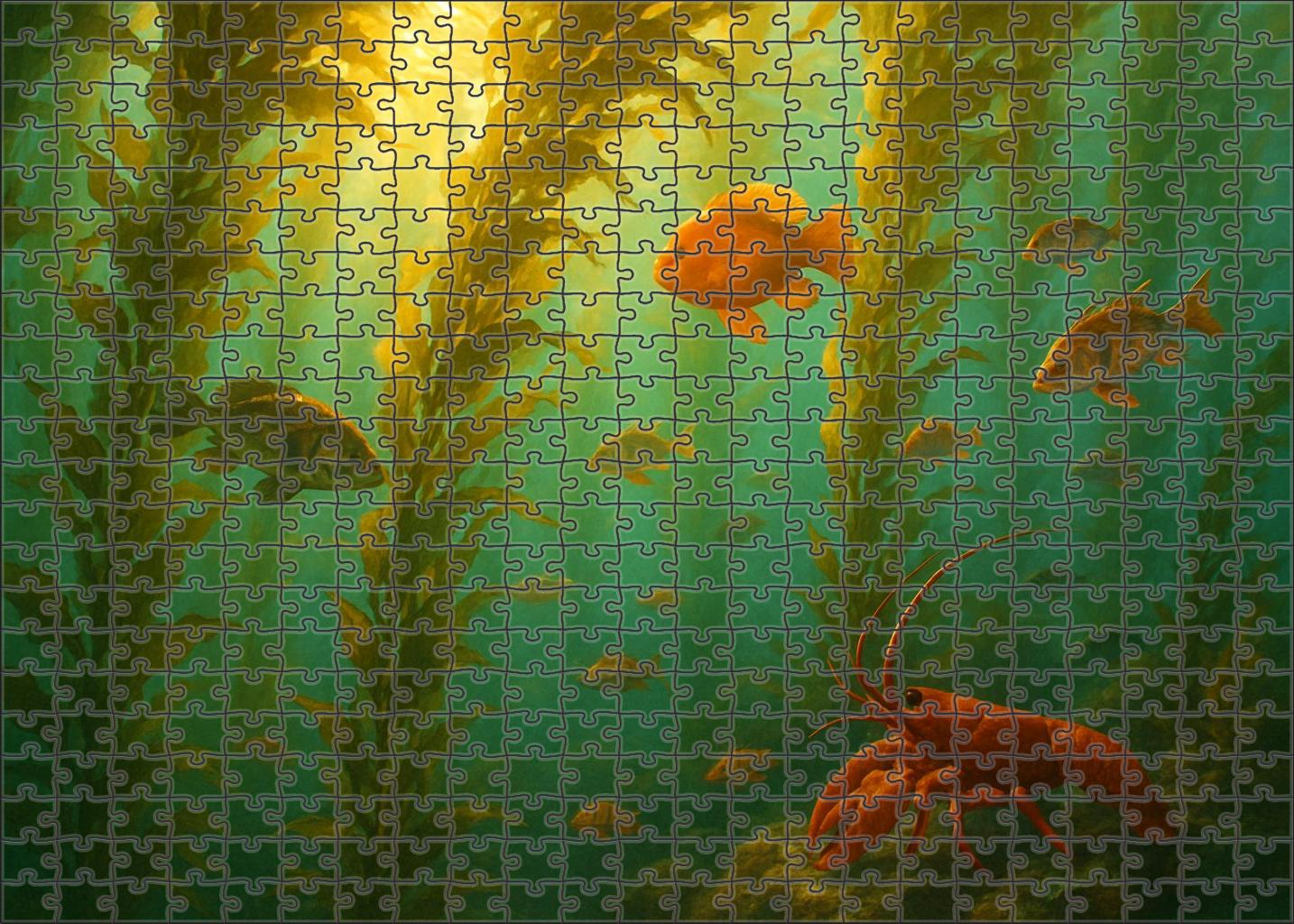Sun-dappled Kelp Forest Puzzle Fun