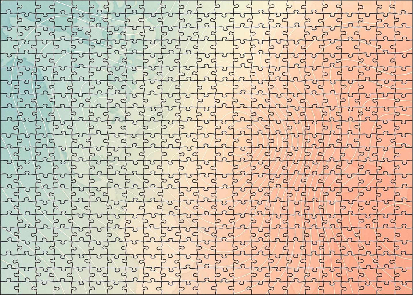 Atmospheric Pressure Contour Chart Puzzle For Adults