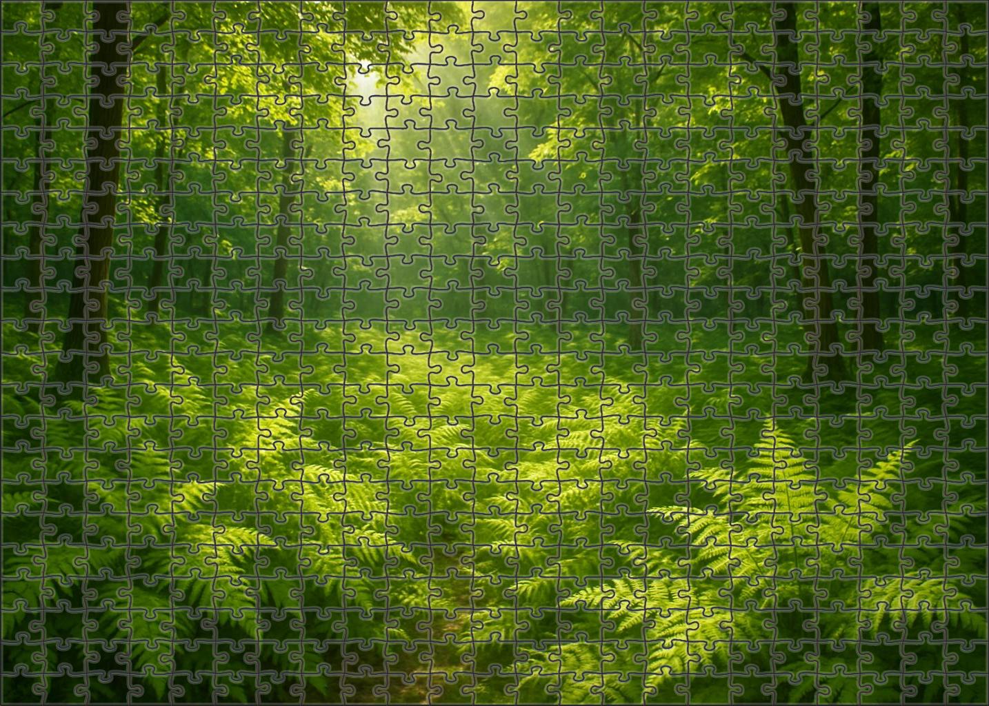 Golden Fern Glade Unique Puzzle Design