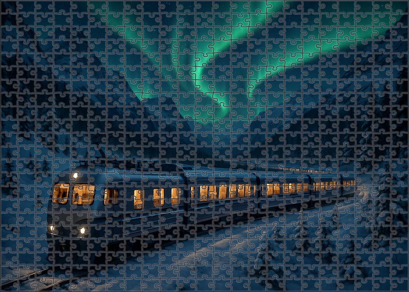 Sapphire Glacier Sleeper 20 Piece Puzzle