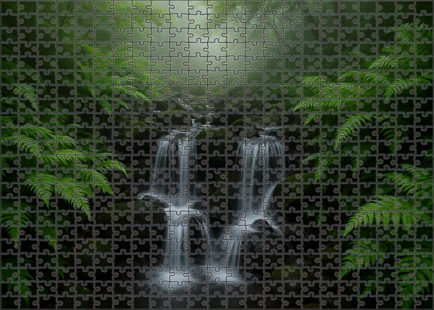 Hidden Fern Cascade Puzzle Collection