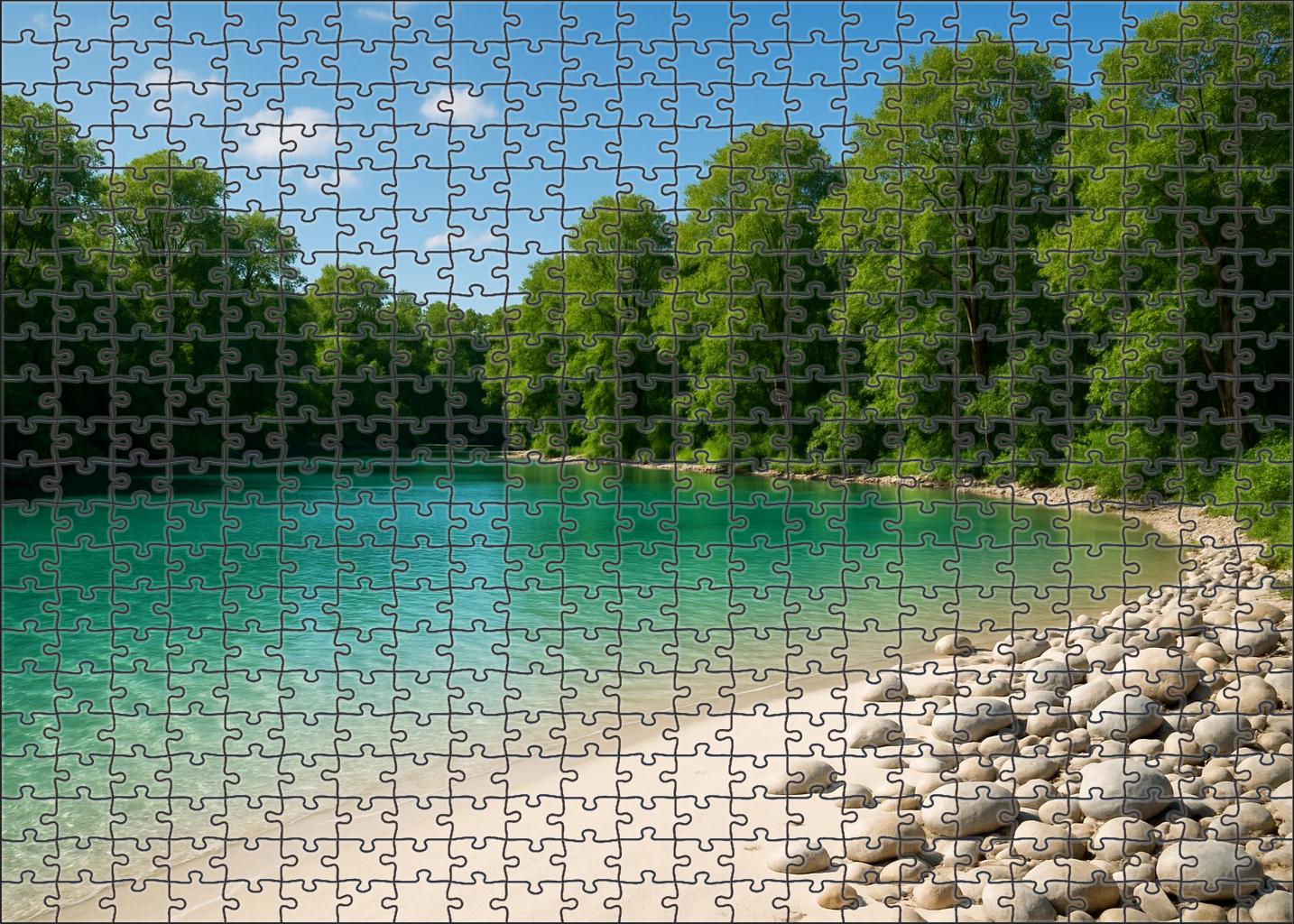 Crystal Lagoon Hideaway Puzzle For Adults