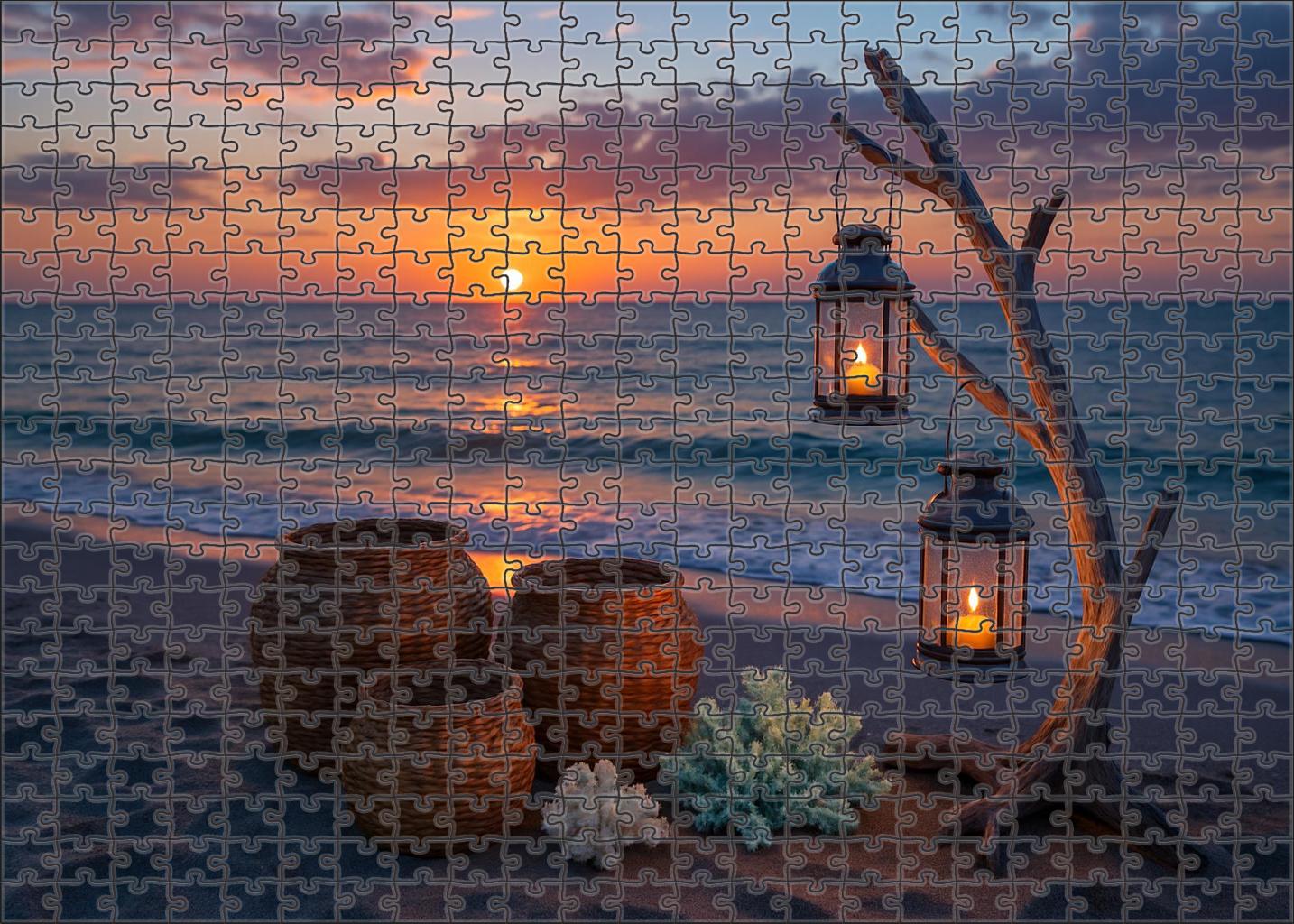 Coastal Summer Soiree Unique Puzzle Design