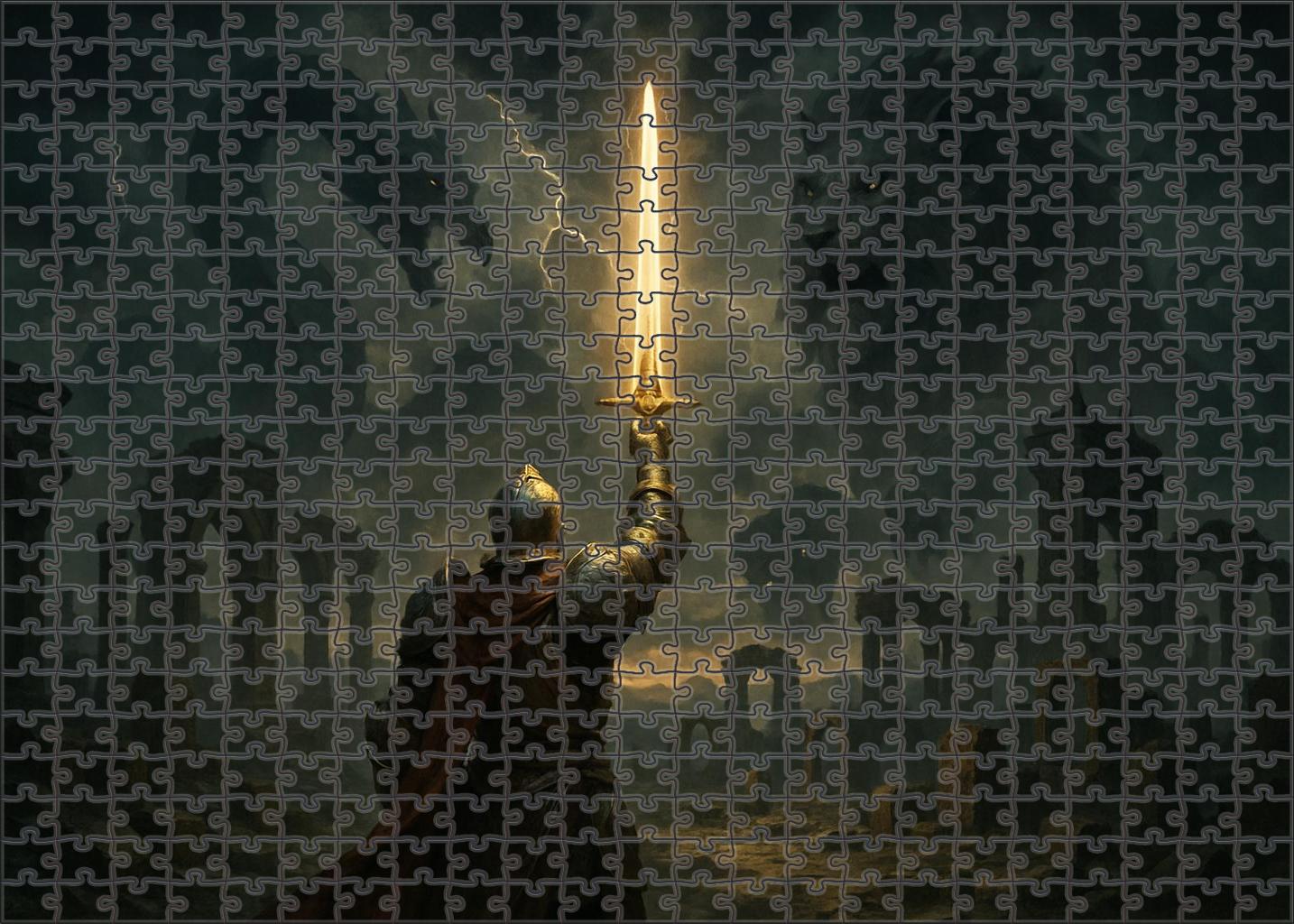 Epic Mythological Saga Heroic Quests And Legendary Beasts 50 Piece Puzzle